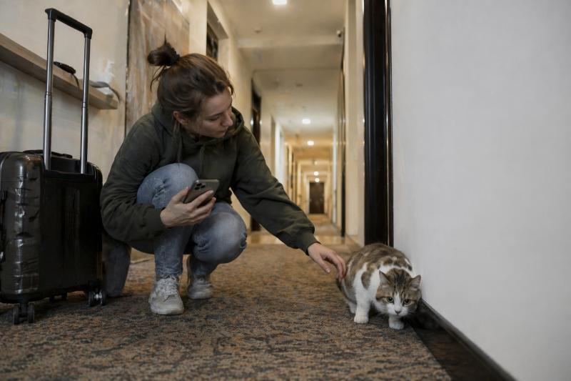 Новий простір і санаторний режим не завжди сумісні зі спокійним перебуванням тварини